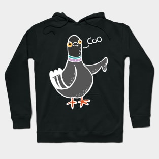 Coo / Boo Pigeon (White) Hoodie